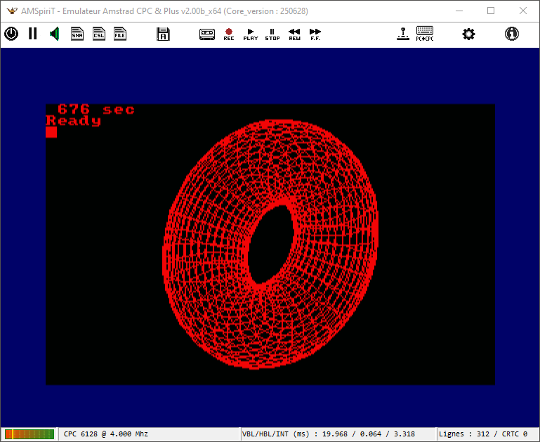 Donut 3D - Amstrad CPC